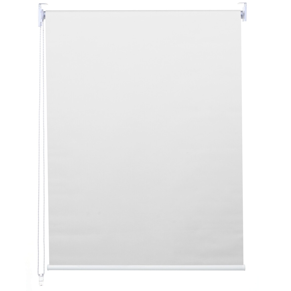 Rollo HWC-D52, Fensterrollo Seitenzugrollo Jalousie, 70x230cm Sonnenschutz Verdunkelung blickdicht ~ weiß