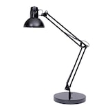 thumbnail of Lampe de bureau Architecte, double bras - socle lesté, coloris noir
