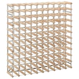 thumbnail of vidaXL Weinregal für 120 Flaschen Massivholz Kiefer