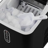 thumbnail of H.Koenig KUB14 Eiswürfelbereiter, 12kg in 24h, 2 Eiswürfelgrößen, Automatisch, Elektrisch, Kompakt, Tragbar, Leise 1L, Eiswürfelschaufel
