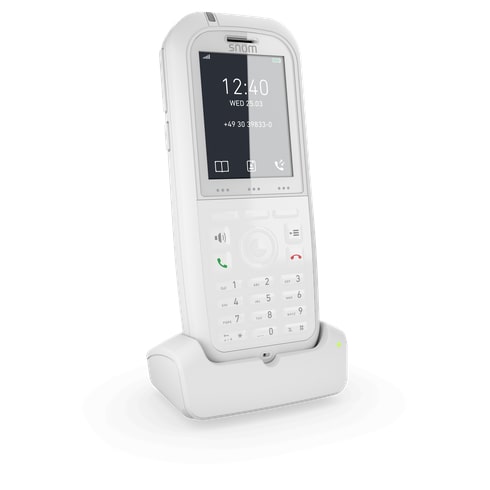 Snom M90 DECT-Telefon-Mobilteil Anrufer-Identifikation Weiß