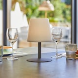 thumbnail of Lumisky Luminária de mesa sem fio STANDY H25CM Aço Cinza