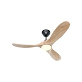 thumbnail of Eco Genuino L 122, Ventilatore nero e legno con Luce, CasaFan