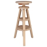 thumbnail of Aranaz Taburete giratorio pino alto sin barniz