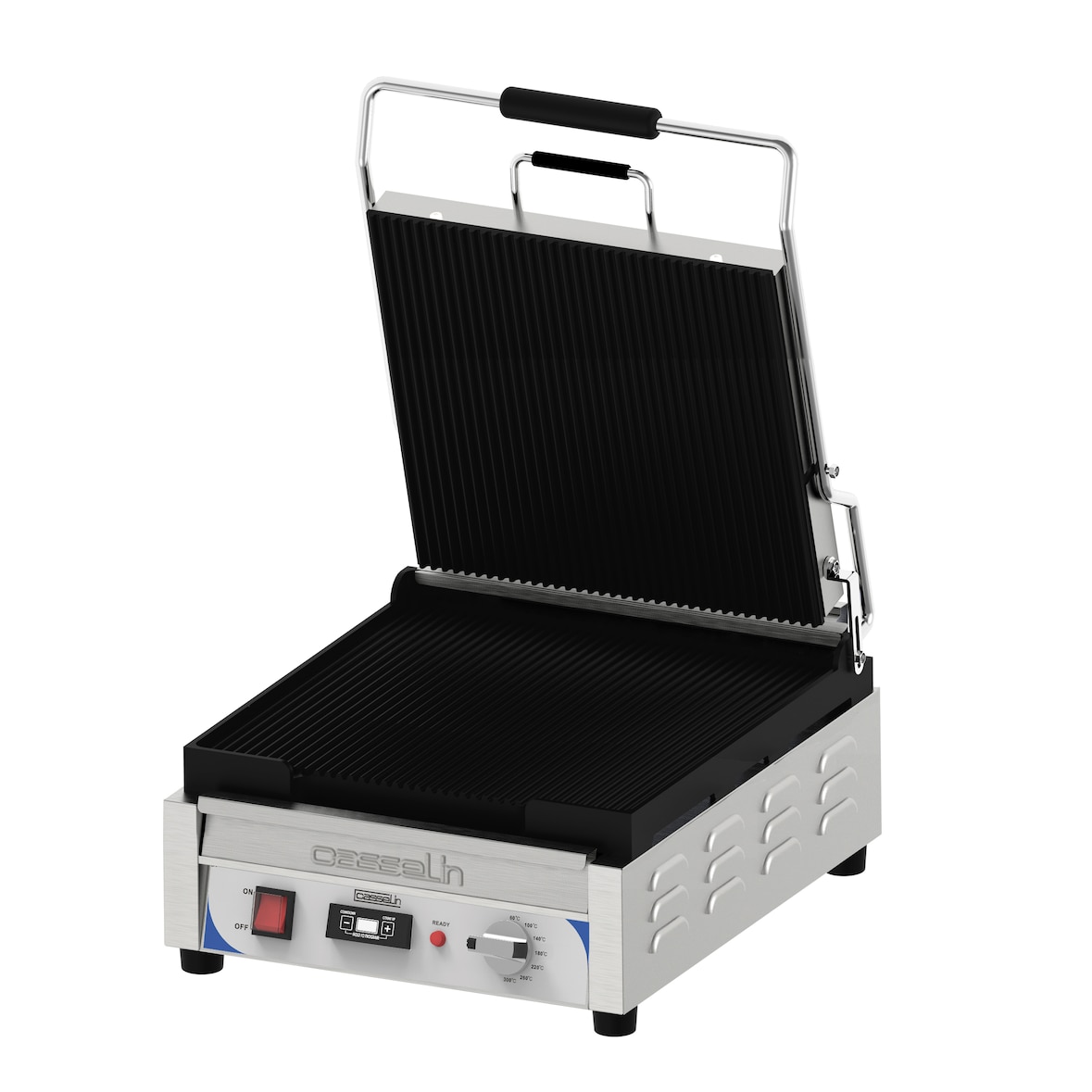 Casselin Contactgrill Gegroefd Premium XL CGPRRXLPT met Timer