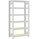 thumbnail of PROREGAL Weitspannregal FALKE | Medium-Duty | Grundregal | HxBxT 250x87x60cm | 6 Ebenen | Fachlast 250kg | Verzinkt