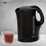 thumbnail of Clatronic WK 3445 Hervidor Agua Eléctrico, 1,7 L, Resistencia Acero Inox, Inalámbrico, Apagado Automático, Base 360º, Negro, 2200W