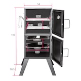 thumbnail of tectake forno per affumicatura con indicazione della temperatura - 405032