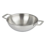 thumbnail of Wok en inox à 2 anses fixes  Ø24cm
