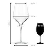 thumbnail of Libbey 12er Set Weinglas -PRISM- 473 ml, Ø 9 cm, H: 22,5 cm