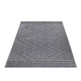 thumbnail of Teppich Outdoor Boho Wetterfest Waschbar Strapazierfähig Balkon Terrasse Küche OEKO-TEX Grau 200x290 cm – CORTINA von Kadima Design