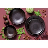 thumbnail of Palmer Serviesset Ruston Stoneware 6-persoons 24-delig Bruin