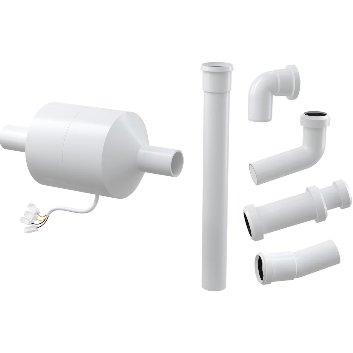 alcadrain P128 Ventilator für Vorwandinstallationssystem mit Entlüftungsvorbereitung