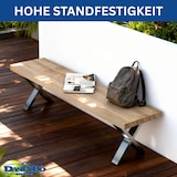 thumbnail of DanDiBo 2x Bankgestell Edelstahl 43 x 40 cm Bank Füße Bankbeine 96677 Bankkufen Couchtisch Tisch Beine Tischgestell