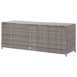 thumbnail of vidaXL Garten-Auflagenbox Grau 150x50x60 cm Poly Rattan