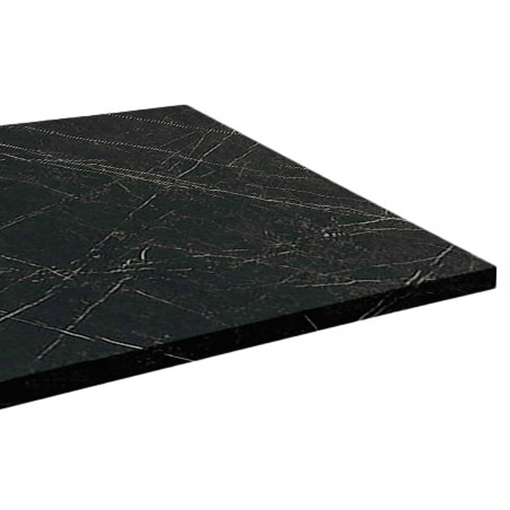 Restootab - Plateau 140x70 decor marbre noir