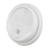 thumbnail of 500x Domdeckel mit Verschlußklappe weiß für Pappbecher COFFEE TO GO 90mm Ø