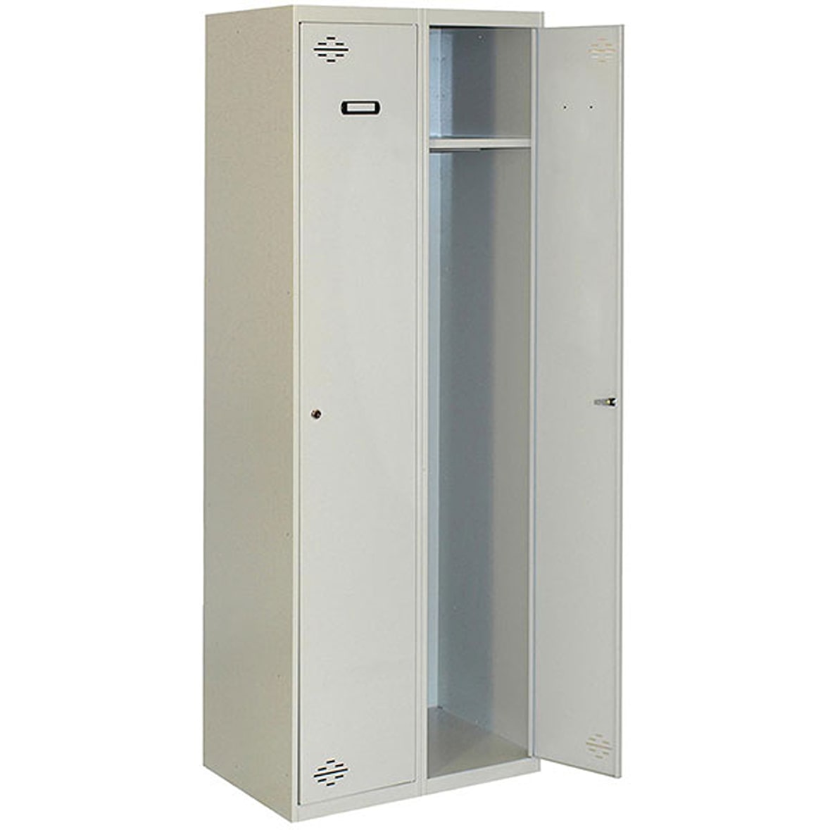 SimonRack Armadietto Spogliatoio in Metallo a 1 Porta, 1800x600x500, 2 moduli, Grigio - Simonlocker
