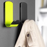 thumbnail of Patère Steely magnétique, 1 tête, en acier et PVC, coloris vert anis