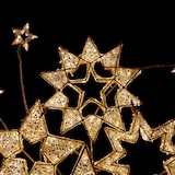 thumbnail of METRO PROFESSIONAL LED-Sternen Figur, Aluminium, 138 x 20 x 180 cm, 1275 LEDs, 80 W, warm- und kaltweiß