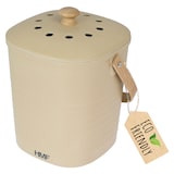 thumbnail of HMF Nachhaltiger Biomülleimer Küche, Geruchsdichter Komposteimer mit Deckel, 3 Liter, Beige