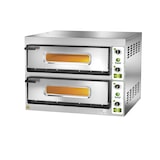 thumbnail of Forno Pizza elettrico professionale FIMAR modello FES6+6. Manuale. 2 camere di cottura con piano refrattario. Capacità 12 pizze