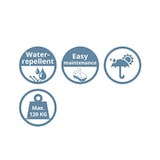 thumbnail of KLULK Poltrona Sospesa Da Esterno Rodi Con Struttura In Acciaio E Guscio In Poli-Vimini Grigio, L 118 x H 196 Cm, Regolabile