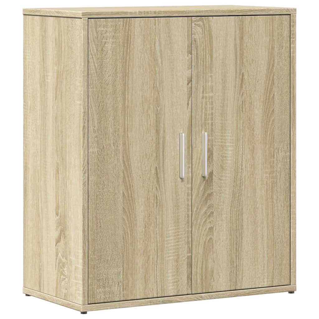 Helloshop26 - Buffet Sideboard Kommode Kleiderschrank Aufbewahrungsmöbel Organizer Küche Wohnzimmer Sonoma-Eiche 60 x 31 x 70 cm 02_0031593