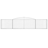 thumbnail of vidaXL Gabionen mit Hochbogen 6 Stk. 400x30x80/100cm Verzinktes Eisen