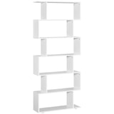 thumbnail of Homcom Estante com 6 Prateleiras para Livros  Material de Madeira 80 x 25 x1 92 cm Branco
