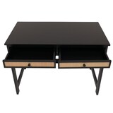 thumbnail of Schreibtisch | HxBxT 78x110x60 cm | Schublade Holz | Schwarz | Bürotisch Laptoptisch Arbeitstisch