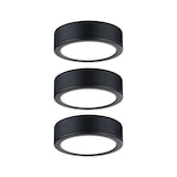 thumbnail of Paulmann Éclairage sous-meubles LED Pukk 3x3,5W 65mm 3x210lm 230V rond Noir 99990