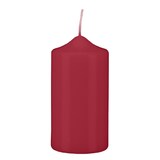 thumbnail of Stumpen Kerzen Burgund Rotbraun 30 x Ø 6 cm, 6 Stück getauchte Stumpenkerzen mit Spitzkopf in RAL Qualität