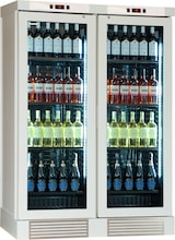 thumbnail of KLIMAITALIA Weinkühlschrank aus massiver weißer Asche. 252 Flaschen. LED. T° +16°/+10°/+5° ausgeschaltetem Ventilator +4°/+18° eingeschaltetem Ventila