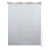 thumbnail of 2er-Set Rollo HWC-D52, Fensterrollo Seitenzugrollo Jalousie, 120x230cm Sonnenschutz blickdicht ~ grau/braun/orange