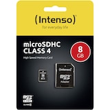 thumbnail of Intenso 8GB microSDHC Class 4 + SD-Adapter
