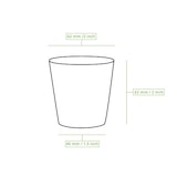 thumbnail of BIOZOYG Pappbecher 1000 Stück 100 ml / 4 oz, Ø 62 mm, braun - Becher für Heißgetränke - Kaffeebecher to go Einwegbecher, Alternative zu Styroporbecher