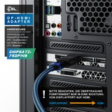 thumbnail of CSL - DisplayPort auf HDMI Adapter - DP 1.2 4K Ultra HD 4K x 2K bei 30Hz - Full HD 1080p - 32 Bit True Color - 3D - HDCP - ideal für PC und MAC