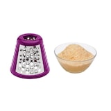 thumbnail of Clatronic ME 3604 Cortadora Verduras Eléctrico, Ideal para Cortar, Rallar, Triturar, 5 Funciones, 5 Accesorios Acero Inox 150W Blanco