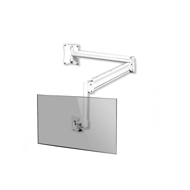 Edbak Praxis Monitor Schwenkarm Wandhalterung, weiß (MSA02W-B)