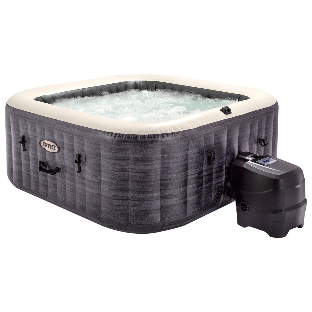 Jacuzzi hinchable Greystone Deluxe 4 personas 175x175 cm INTEX