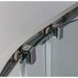 thumbnail of Box Doccia Semicircolare 6mm Scorrevole Anticalcare H200 FS40 - 80x120 - Raggio 38cm