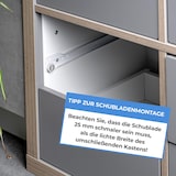 thumbnail of 1 Paar Schubladenschienen 350mm Teilauszug Rollenführung Weiß Professional Schubladenauszug Schienen