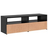 thumbnail of vidaXL TV-Schrank mit LED-Leuchten Schwarz Eichen-Optik 120x35x40 cm
