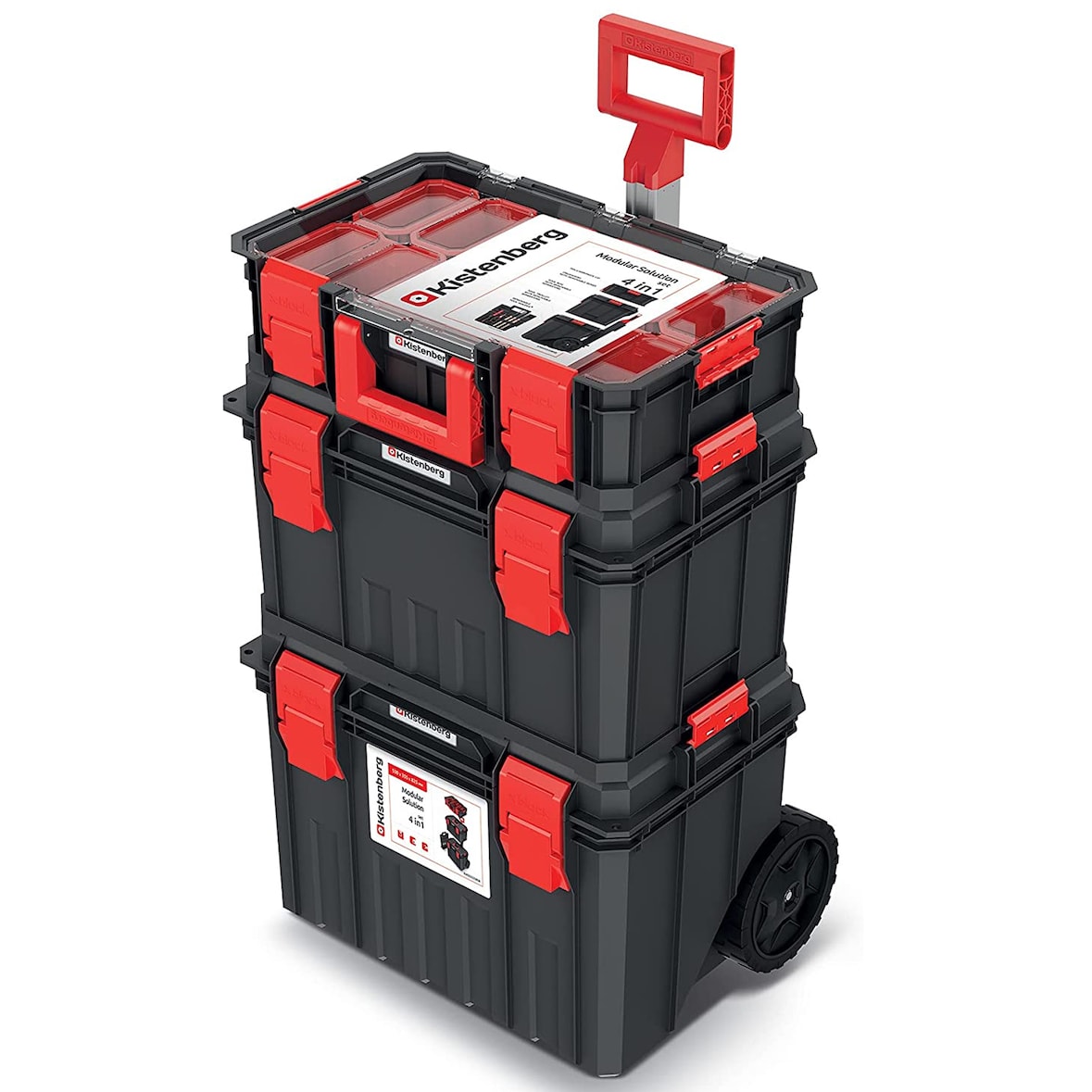 Kistenberg Modular Solution Caixa de Ferramentas com Rodas 35,5 x 53 x 82,5 cm