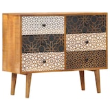 thumbnail of Helloshop26 - Buffet Sideboard Kommode Kleiderschrank Aufbewahrungsmöbel Organizer für Küche Wohnzimmer Lounge mit aufgedrucktem 02_0030087