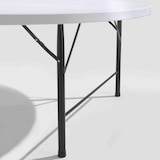 thumbnail of Tavolo rotondo pieghevole Rekkem 150 x 150 x 74cm Bianco