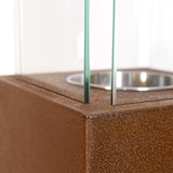 thumbnail of Bio-ethanol tuinhaard buiten biohaard Capri 70 Roest