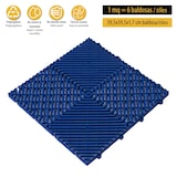 thumbnail of ArtPlast - Buitenvloer van 38,5x38,5 cm. oppervlakte 0,15 m² per plaat ruitcollectie – blauw