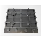 thumbnail of Gasline GAG60INB Einbau Gaskochfeld 4 flammig Schwarz Matt Emailliert Guss